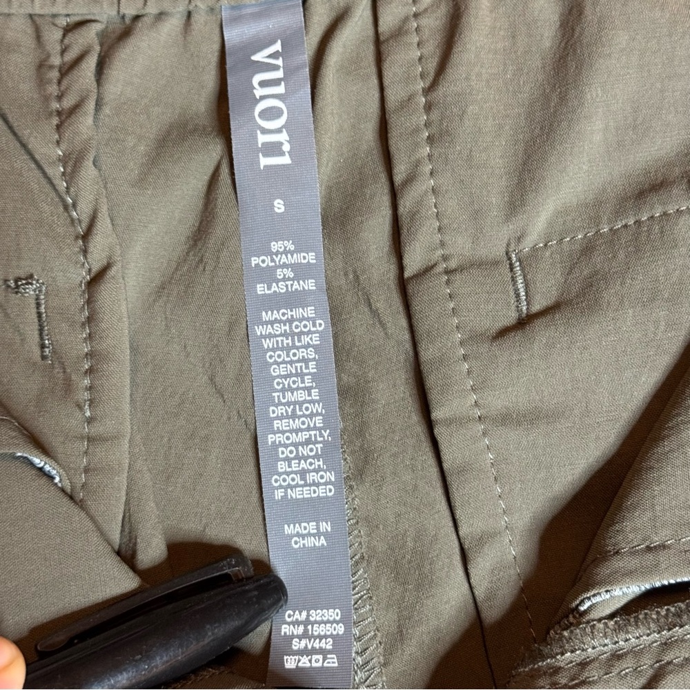 VOURI Womens Ripstop Pant In Army Size: S - Picture 15 of 15